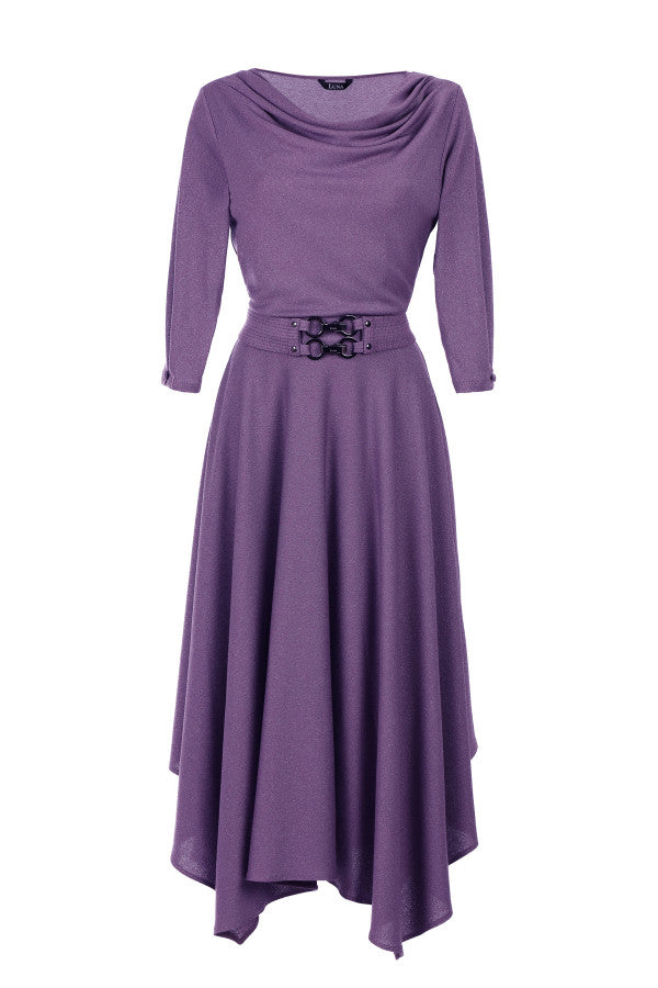 Purple Midi Dress, Iris