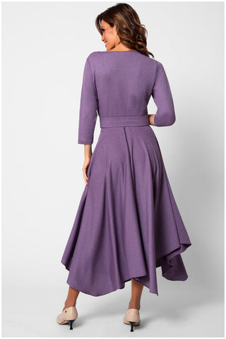Purple Midi Dress, Iris