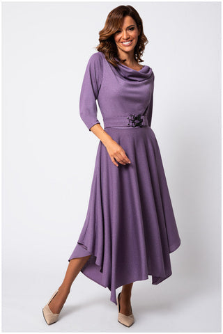 Purple Midi Dress, Iris