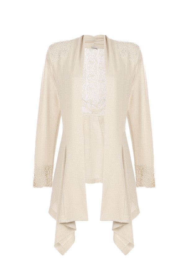 Ivory Tailored Cardigan, Jody