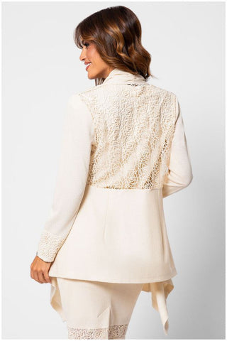 Ivory Tailored Cardigan, Jody