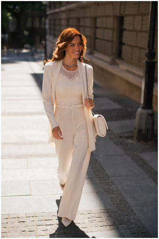 Ivory Tailored Cardigan, Jody