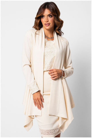 Ivory Tailored Cardigan, Jody