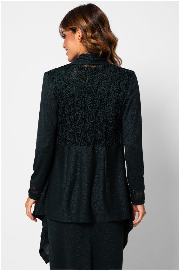 Green Tailored Cardigan, Jody