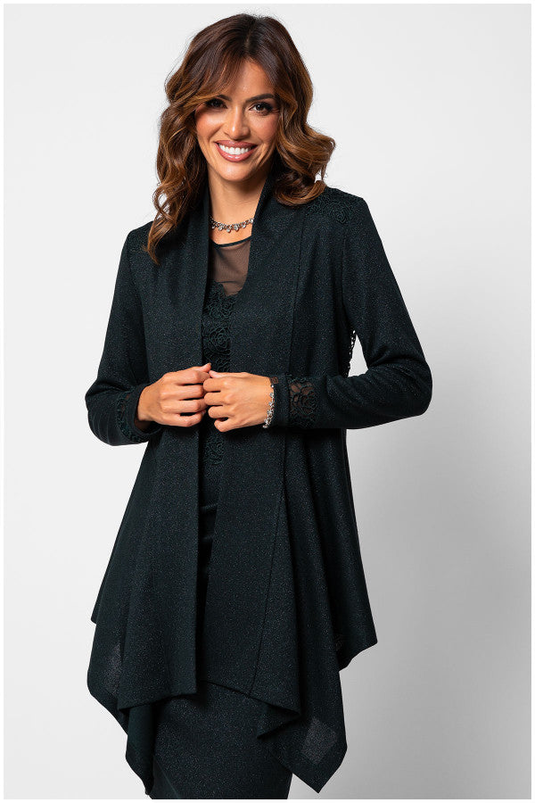 Green Tailored Cardigan, Jody