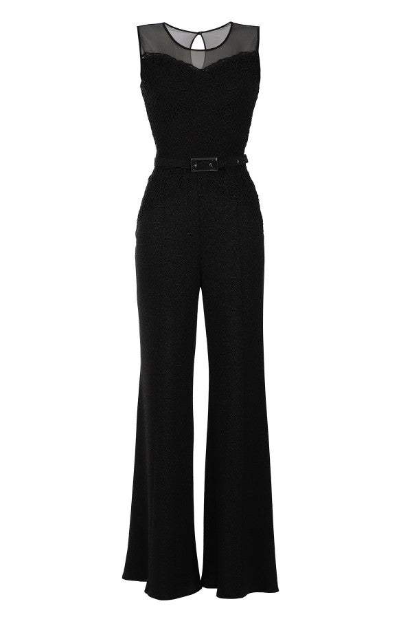 Black Lace Jumpsuit, Jody