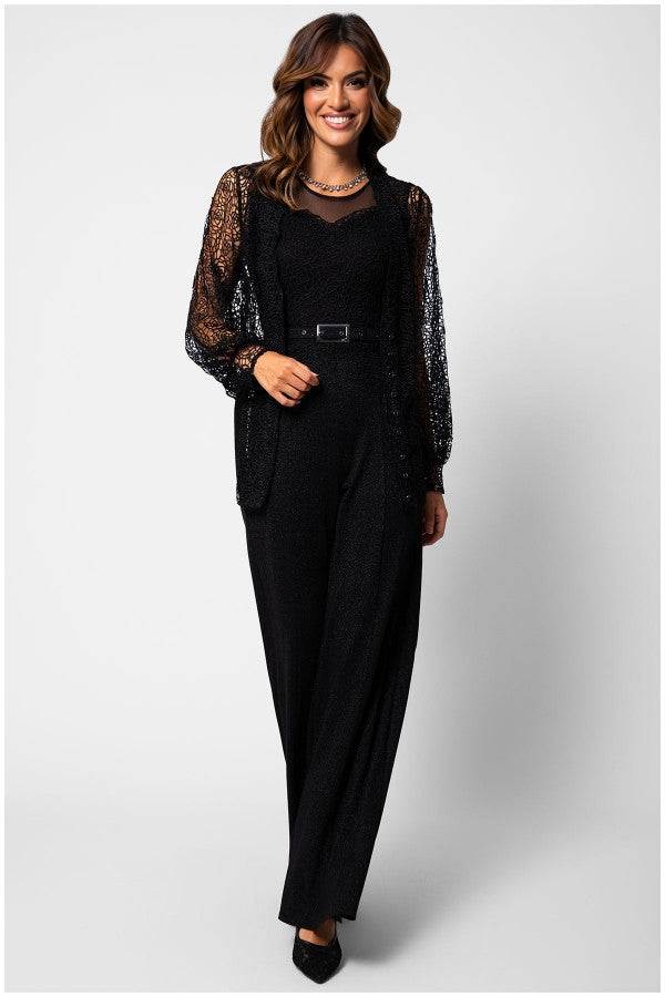 Black Lace Jumpsuit, Jody