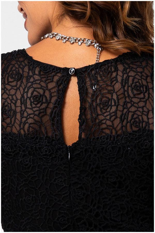 Black Lace Jumpsuit, Jody