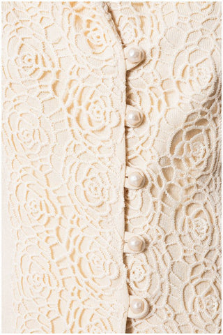 Ivory Tailored Lace Blazer, Jody