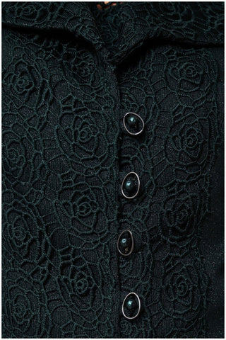 Green Tailored Lace Blazer, Jody