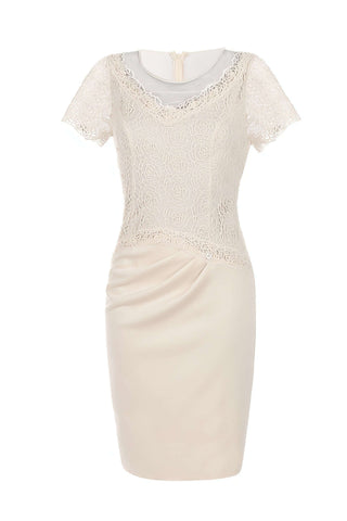 Ivory Lace Cocktail Dress, Jody