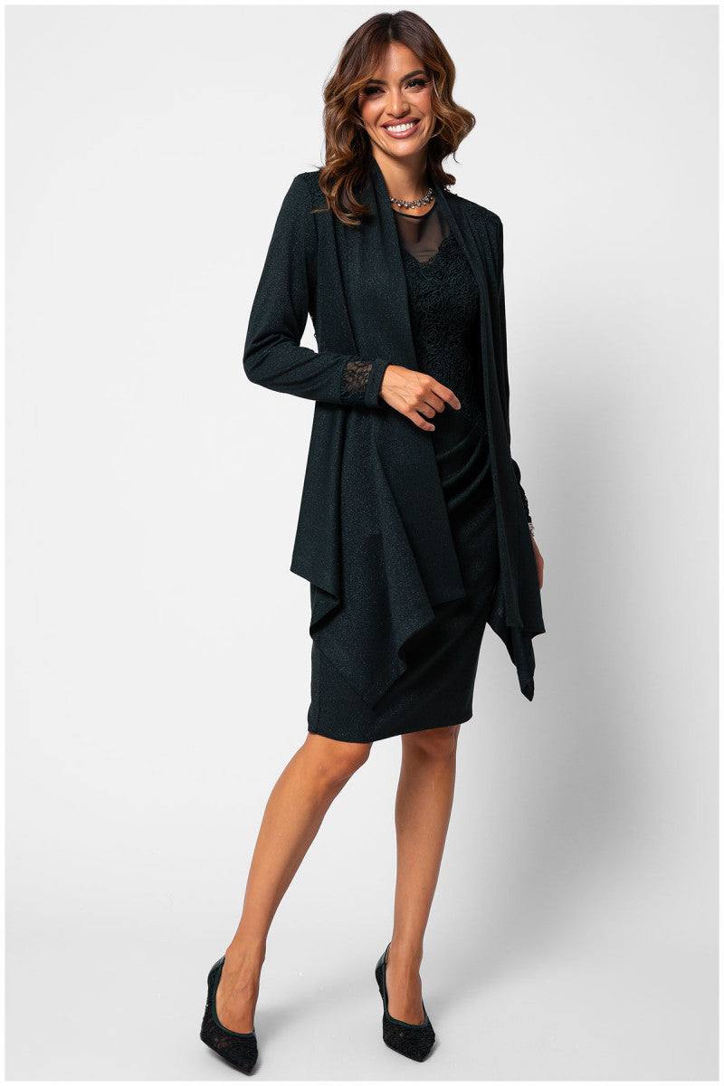 Green Lace Cocktail Dress, Jody