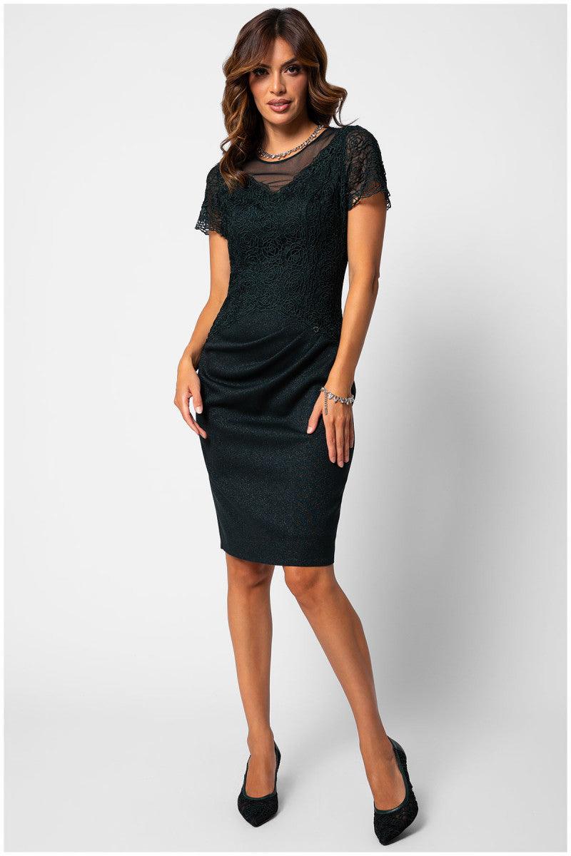 Green Lace Cocktail Dress, Jody