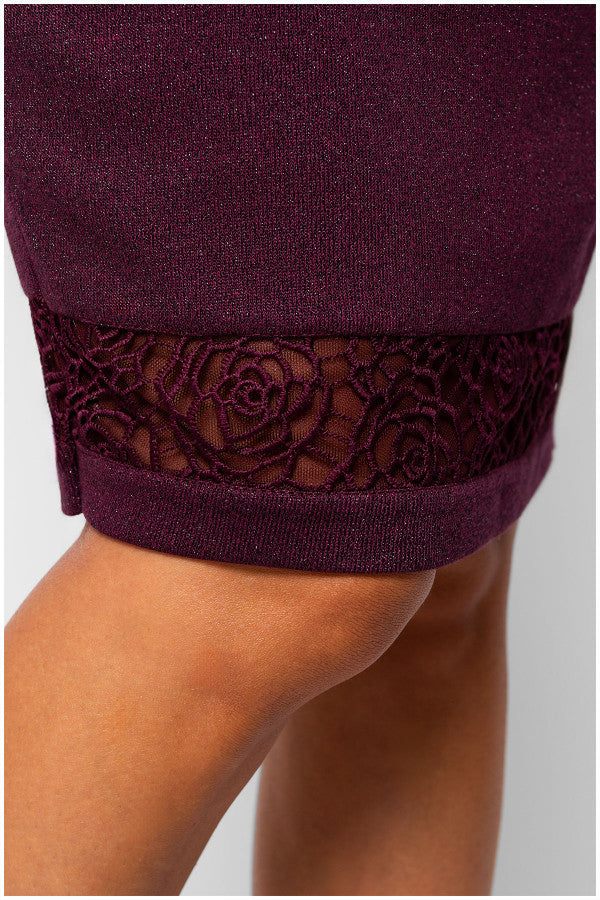 Burgundy Pencil Skirt, Jody