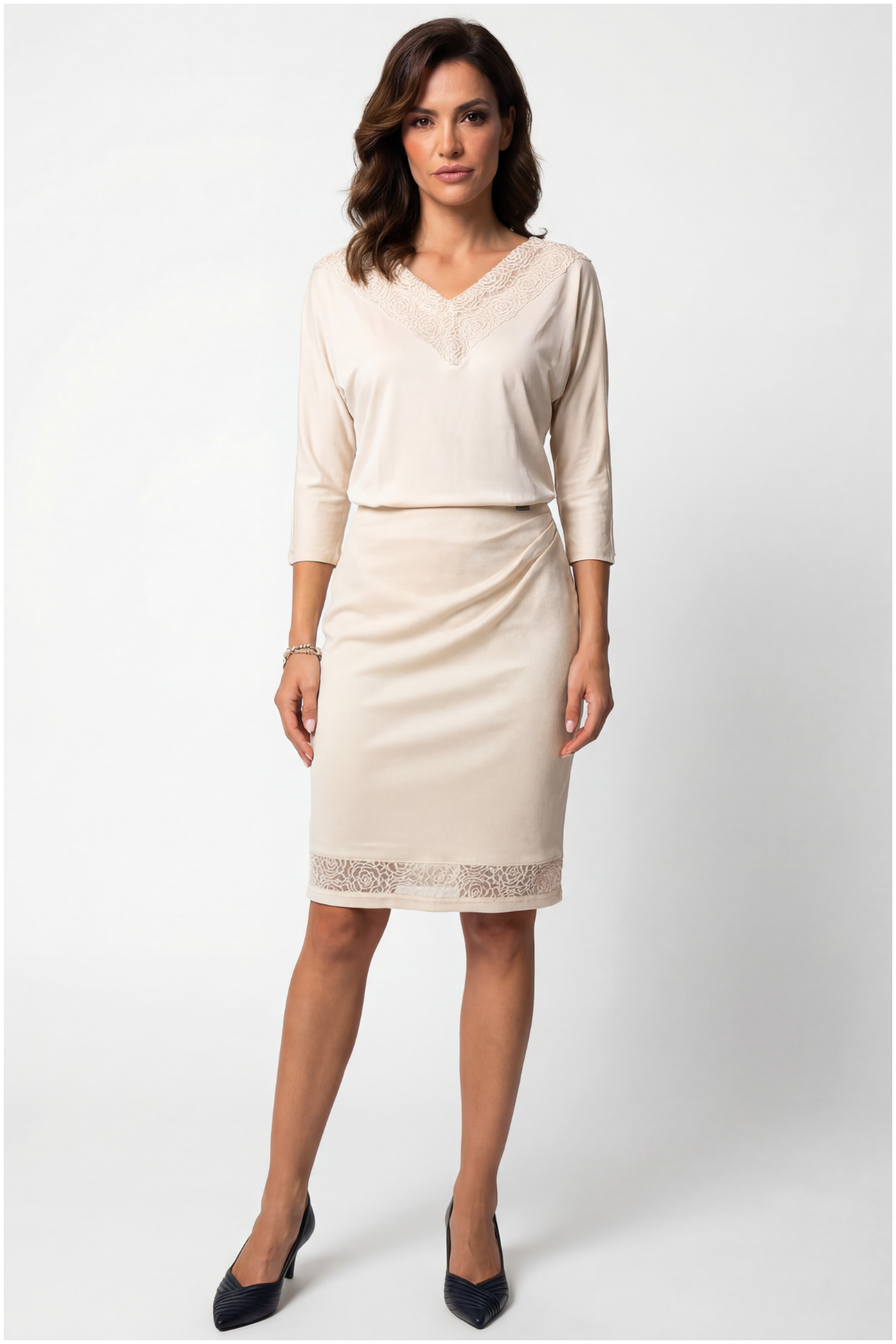 Ivory Elegant Lace Blouse, Jody