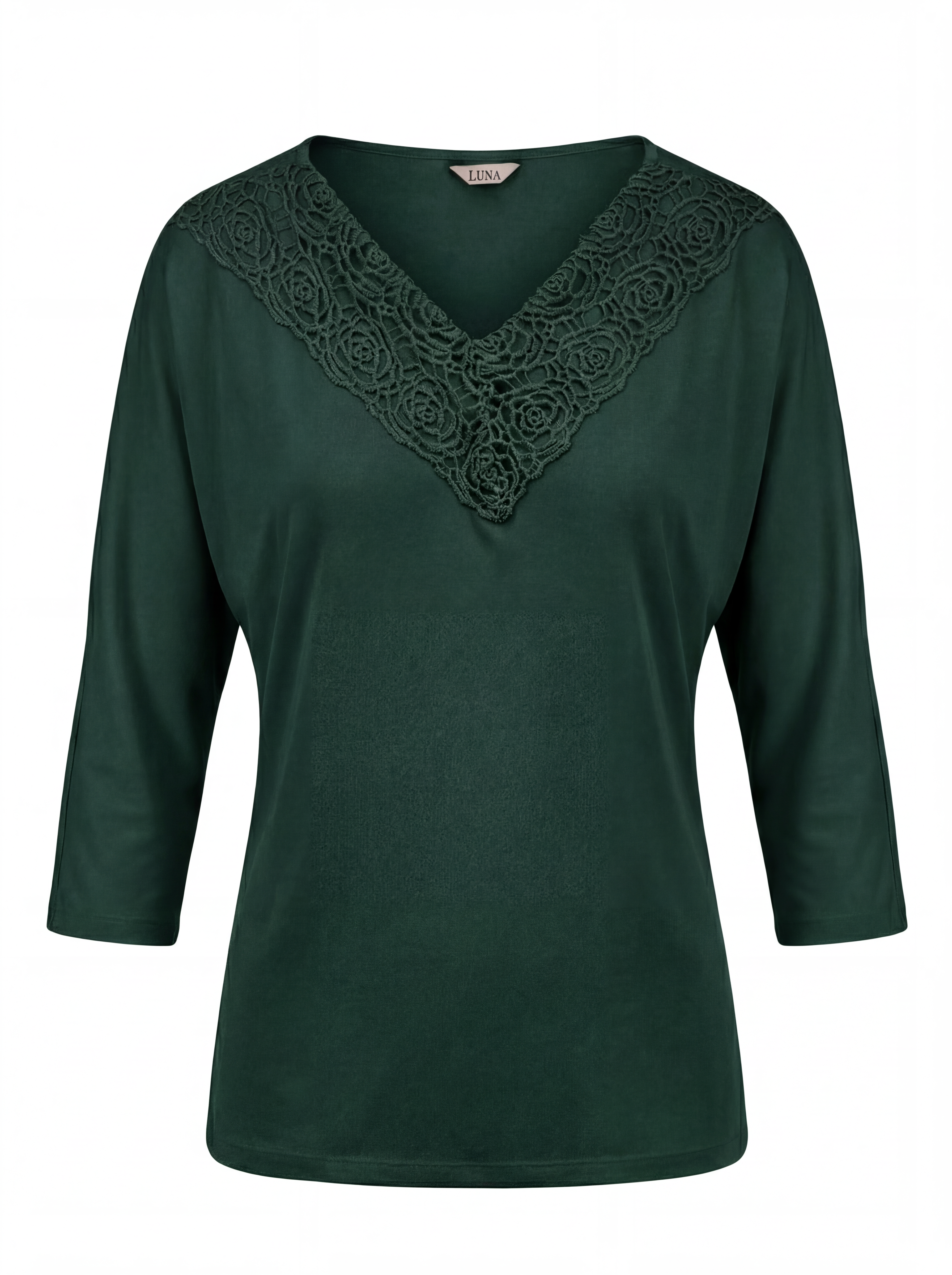 Green Elegant Lace Blouse, Jody