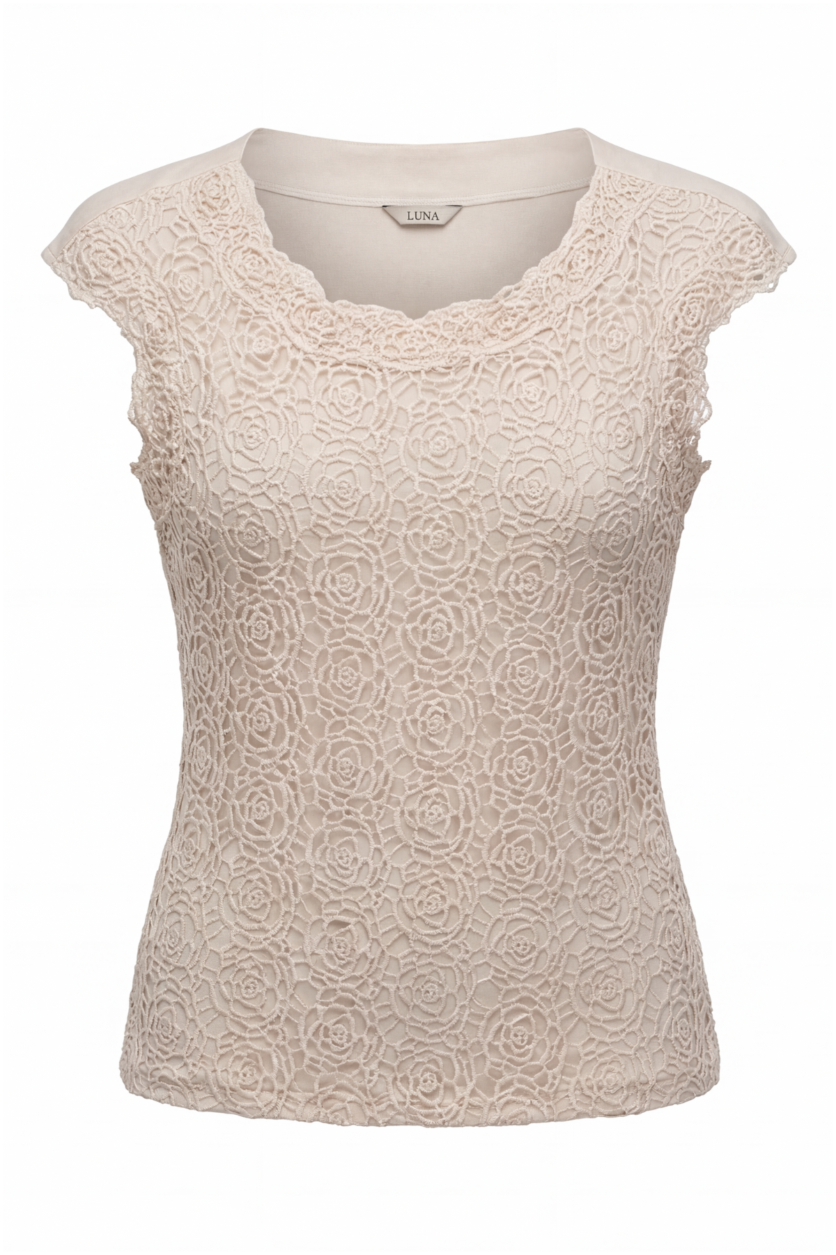 Ivory Elegant Lace Top, Jody