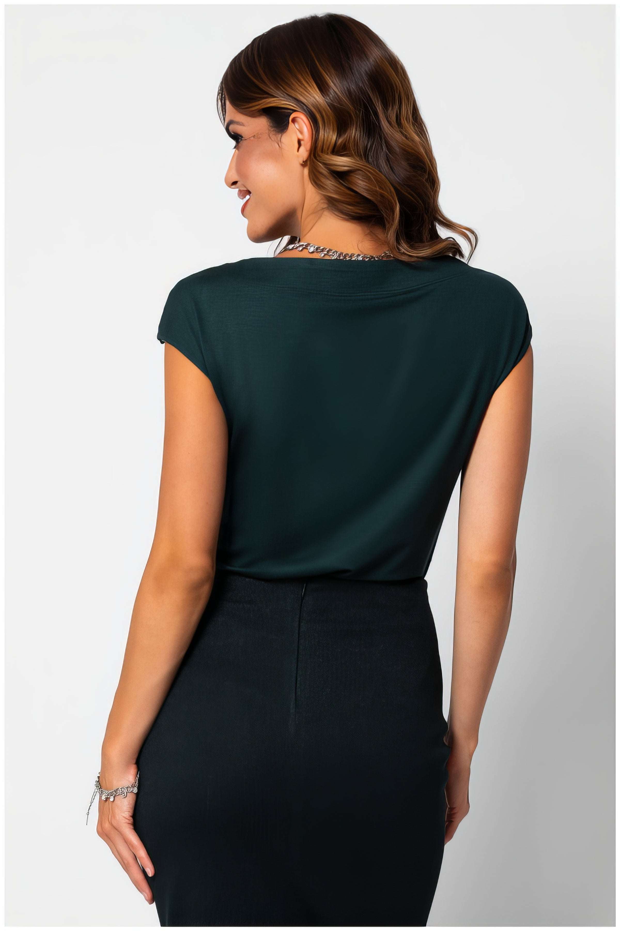 Green Elegant Lace Top, Jody