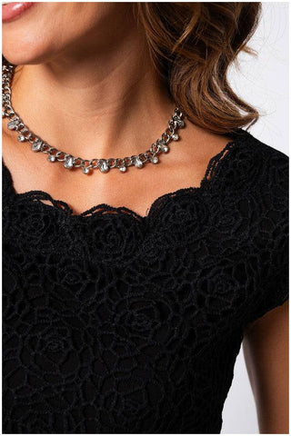 Black Elegant Lace Top, Jody