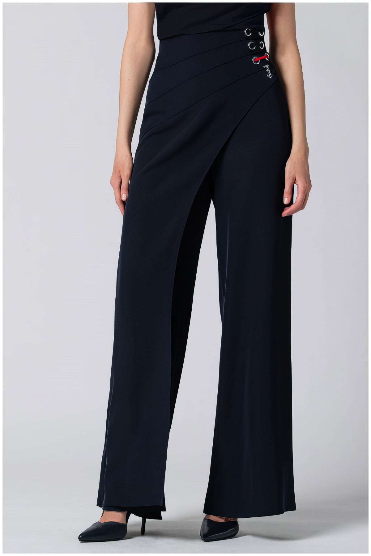Navy Wide Leg Pants, Greta