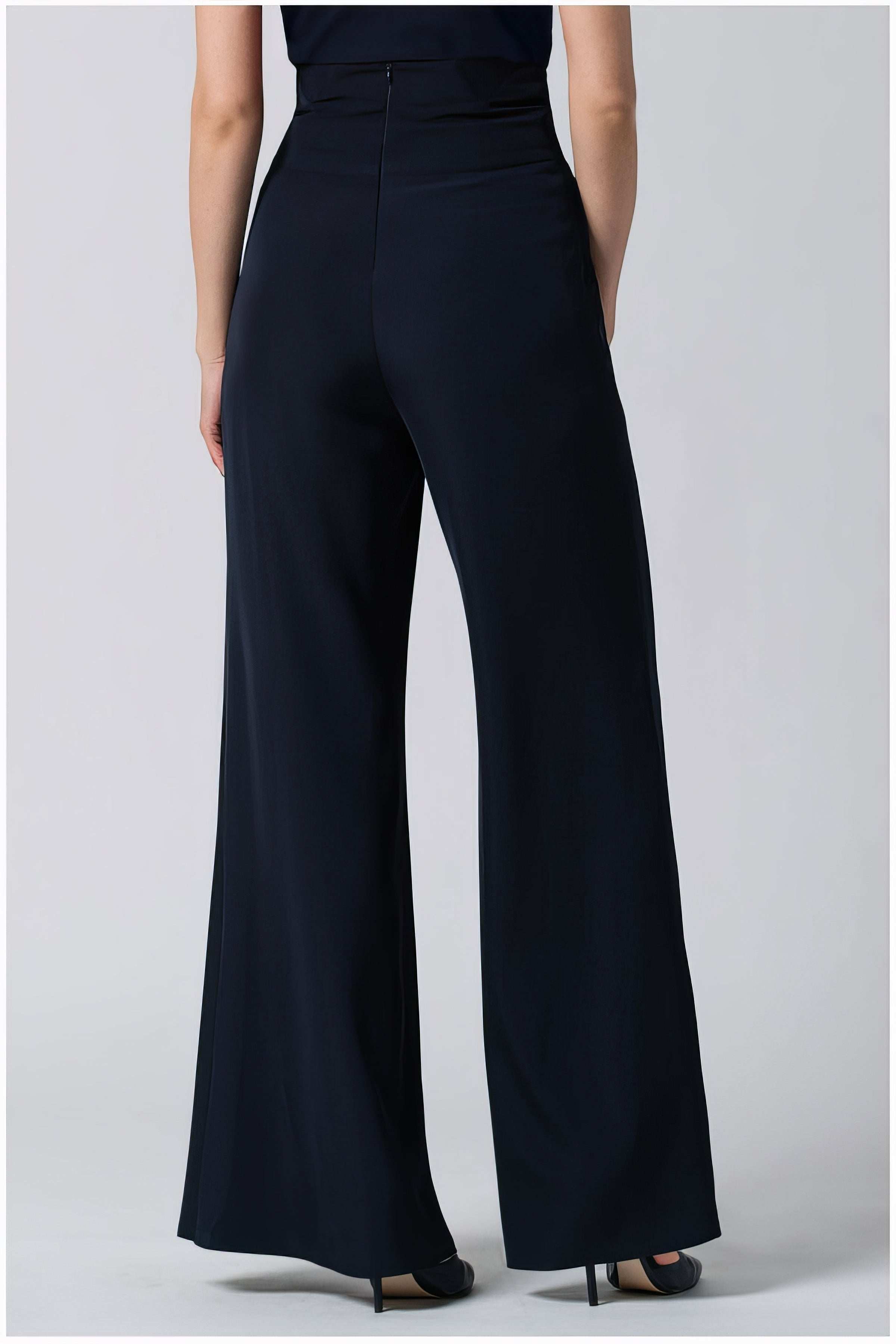 Navy Wide Leg Pants, Greta