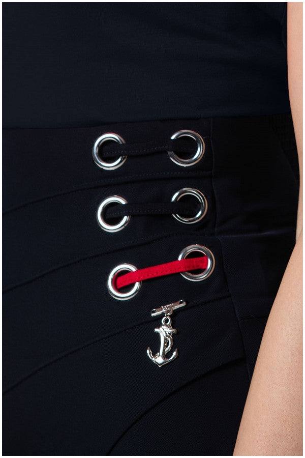 Navy Wide Leg Pants, Greta