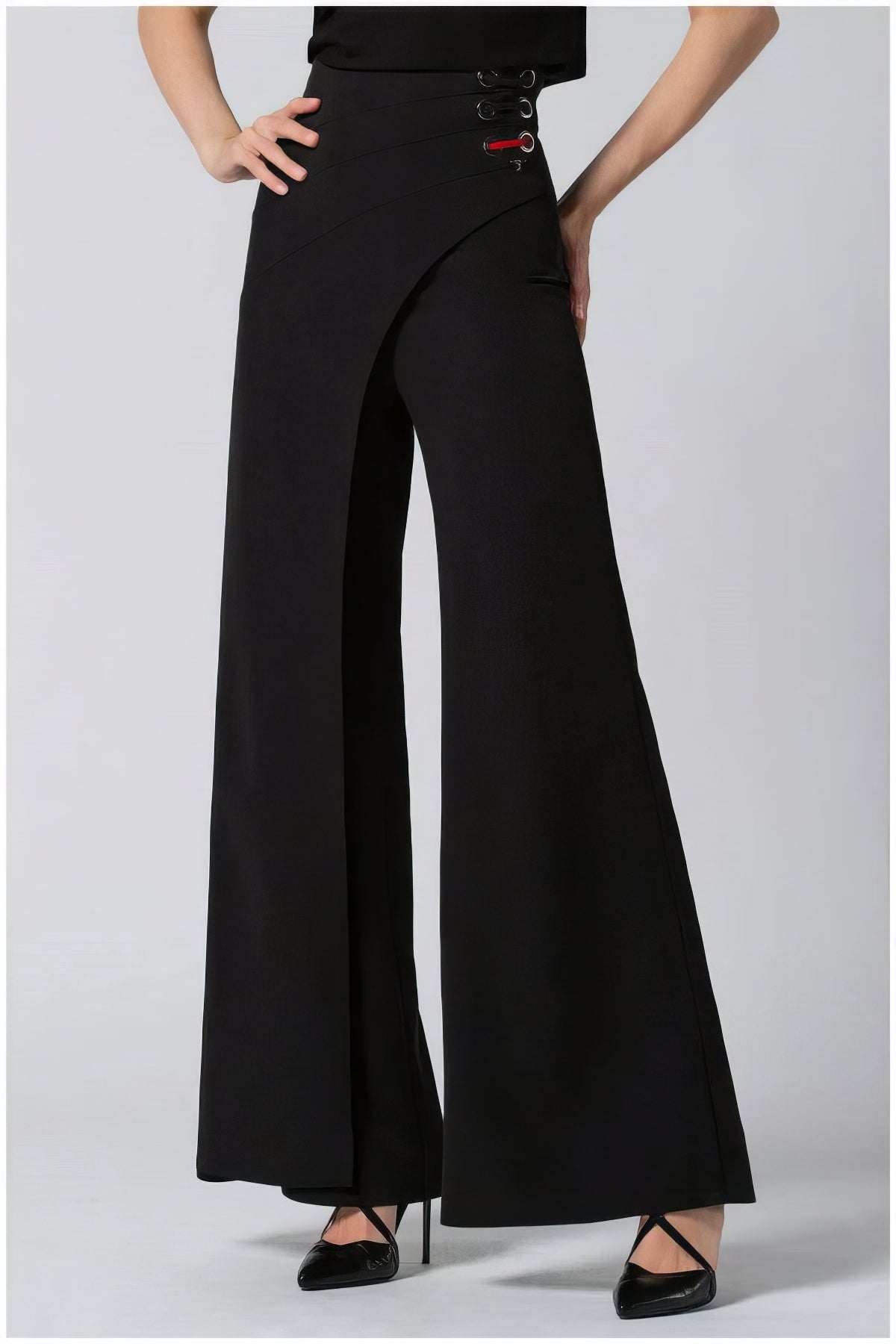 Black Wide Leg Pants, Greta