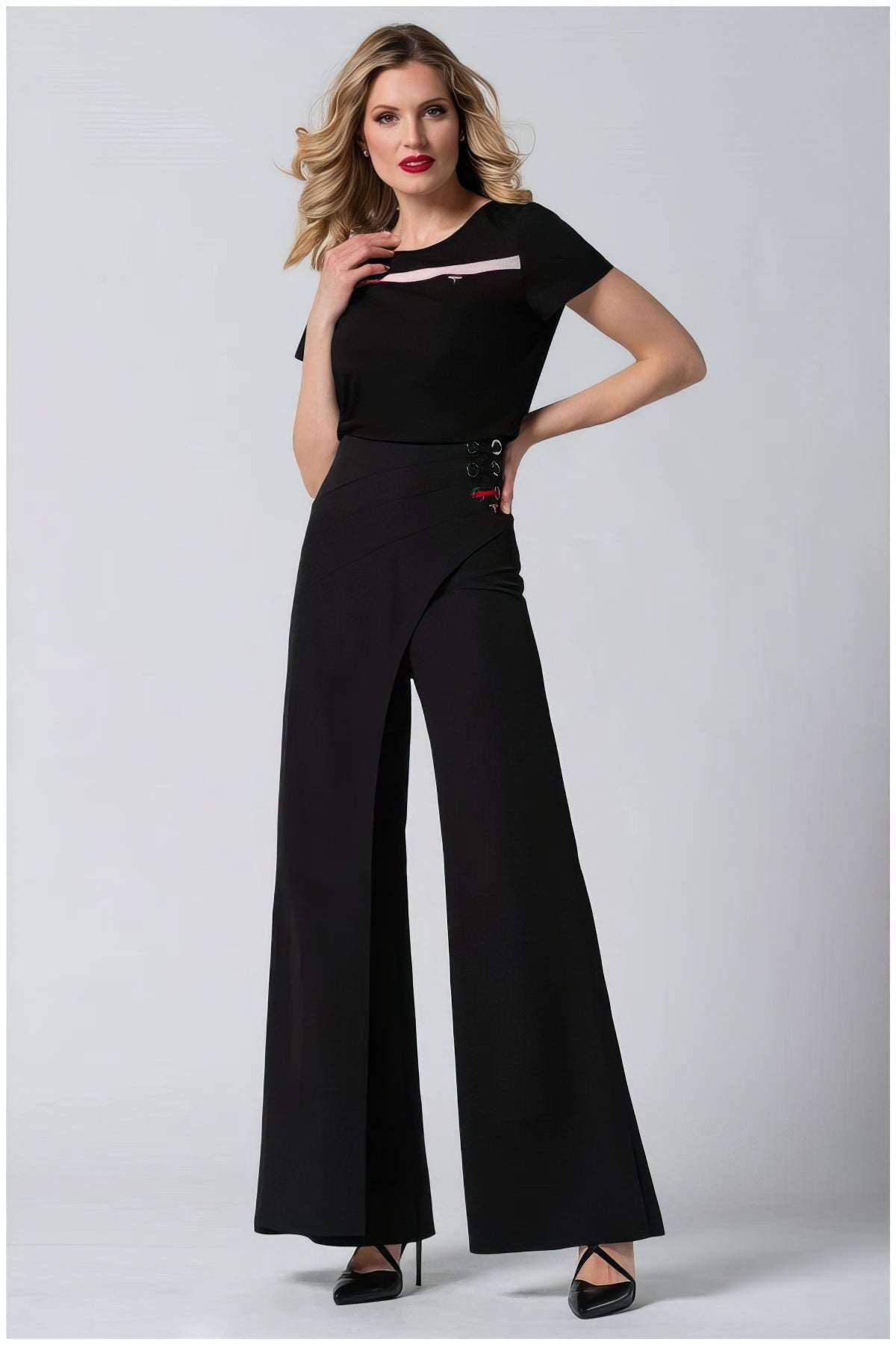 Black Wide Leg Pants, Greta