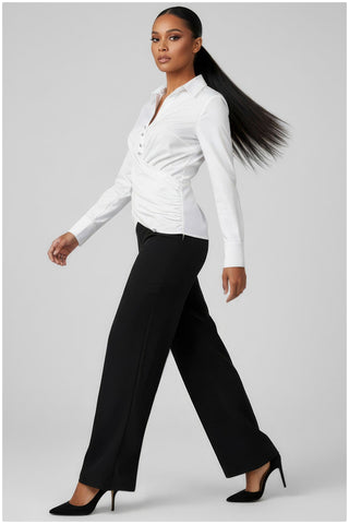 White Button Wrap Shirt, Barbara