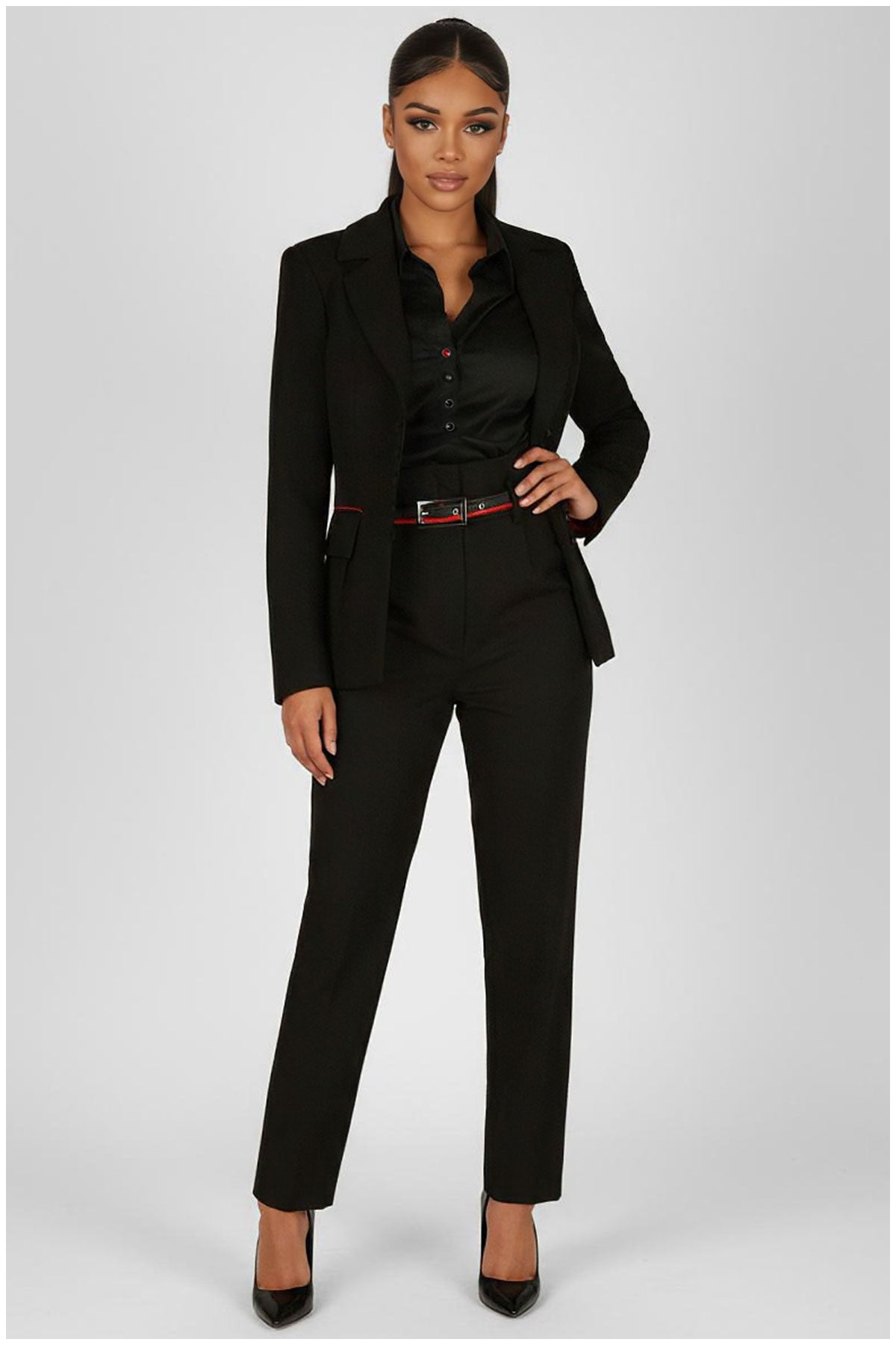 Black Tailored Blazer, Barbara