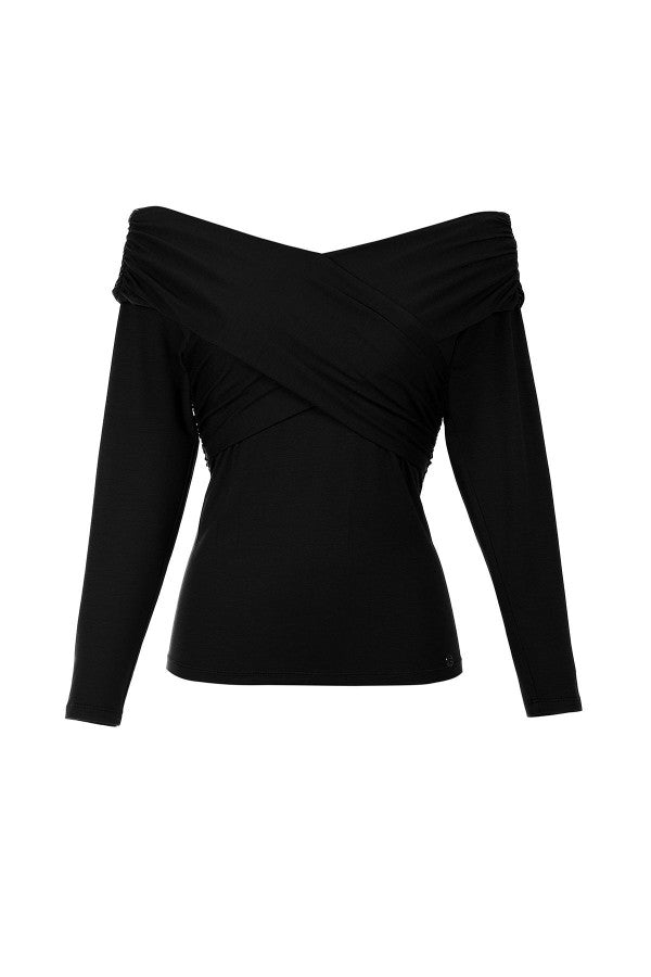 Black Off-Shoulder Top, Donna