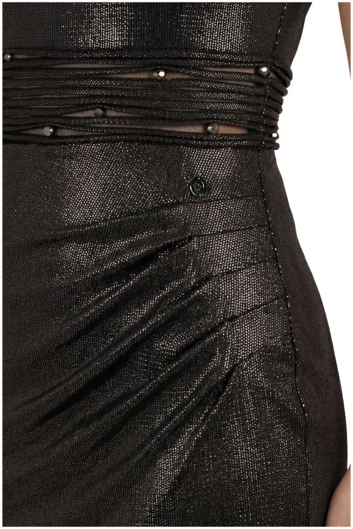 Black Off-Shoulder Cocktail Dress, Iris