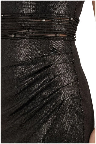 Black Off-Shoulder Cocktail Dress, Iris