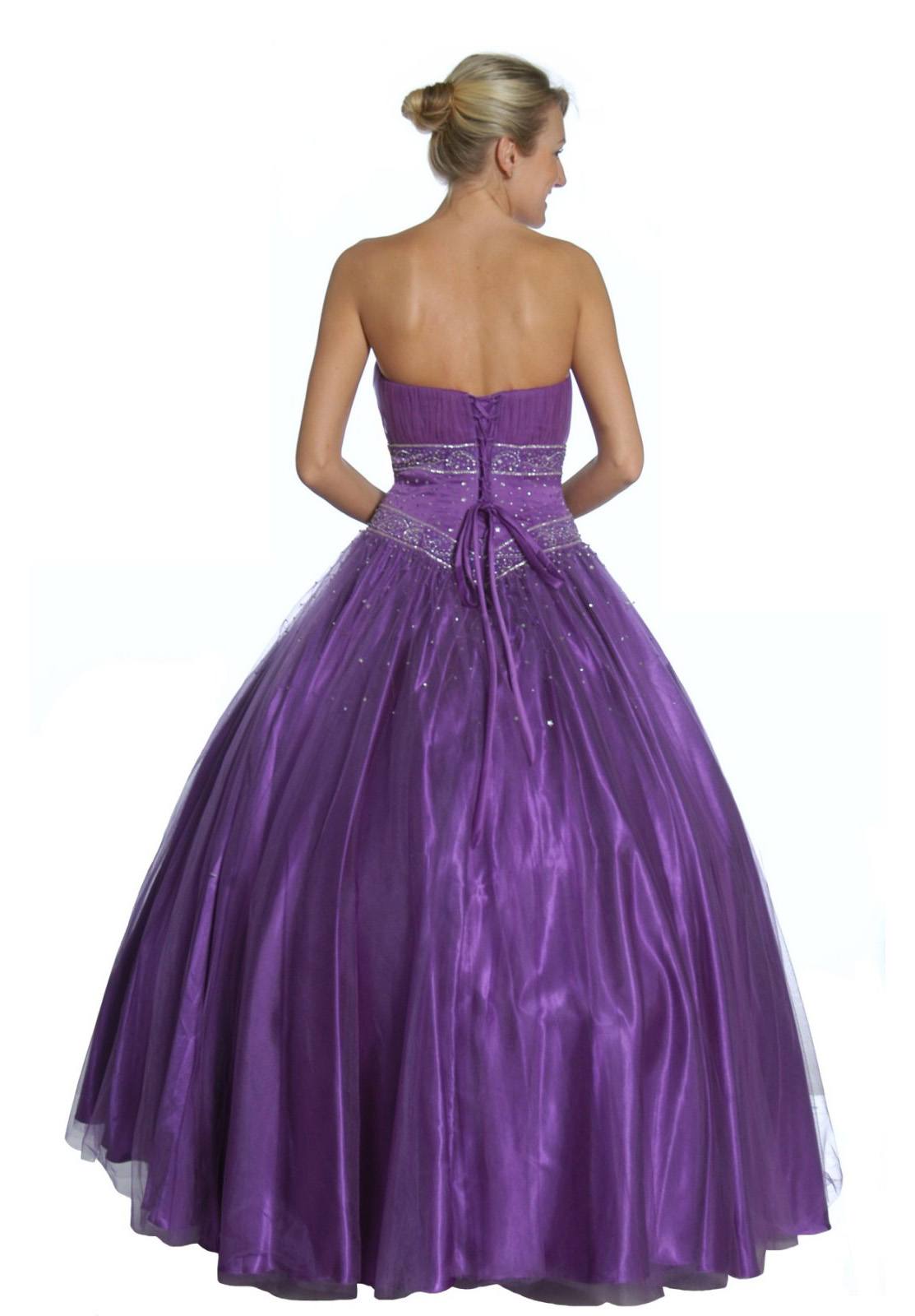 CLEARANCE - Juliet 1093 Princess Ball Gown Sweetheart Bead Lace Up Back - Glamourous Grace