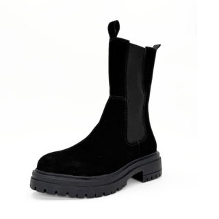 Sherry Nubuck Lugsole Booties