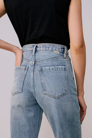 Angeles High Rise Baggy Jeans HJ103 - Glamourous Grace