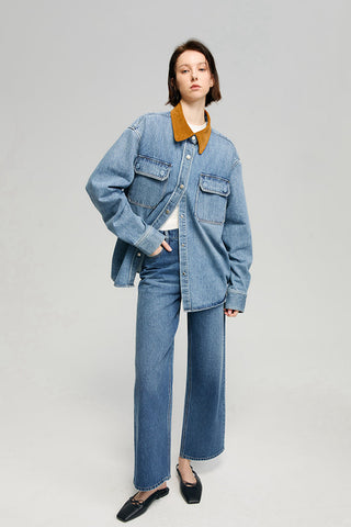 The Cityer Crop Wide Jeans HJ009 - Glamourous Grace
