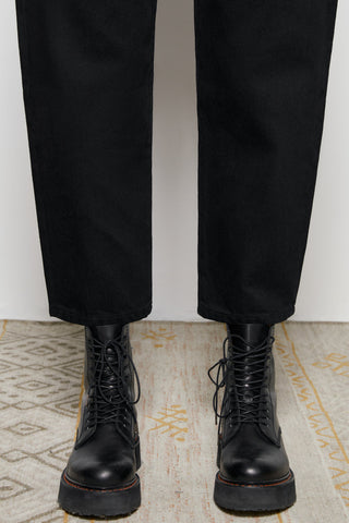 Queens Of Noise High Rise Barrel Jeans HJ026 [FINAL SALE] - Glamourous Grace