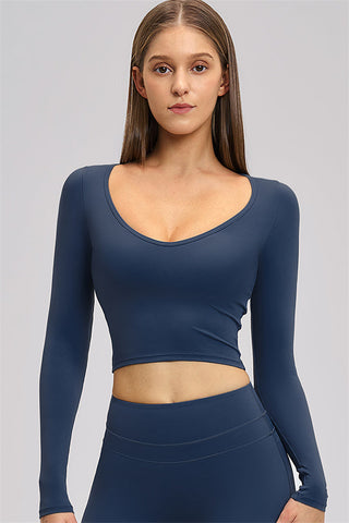 The Stride Long Sleeve T-shirt Flared Leggings 2-Piece Set