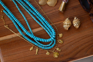 6mm Tradd Turquoise Necklace  - Belle of the Ball Collection - Glamourous Grace