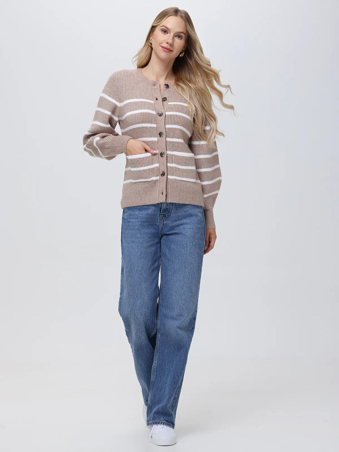 Josie Striped Cardigan