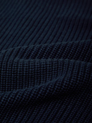 Reagan Puff Sleeve Dark Blue Cardigan - Glamourous Grace