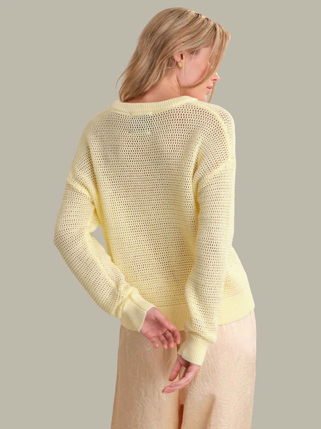 Iris Cotton Open Stitch Sweater - Glamourous Grace