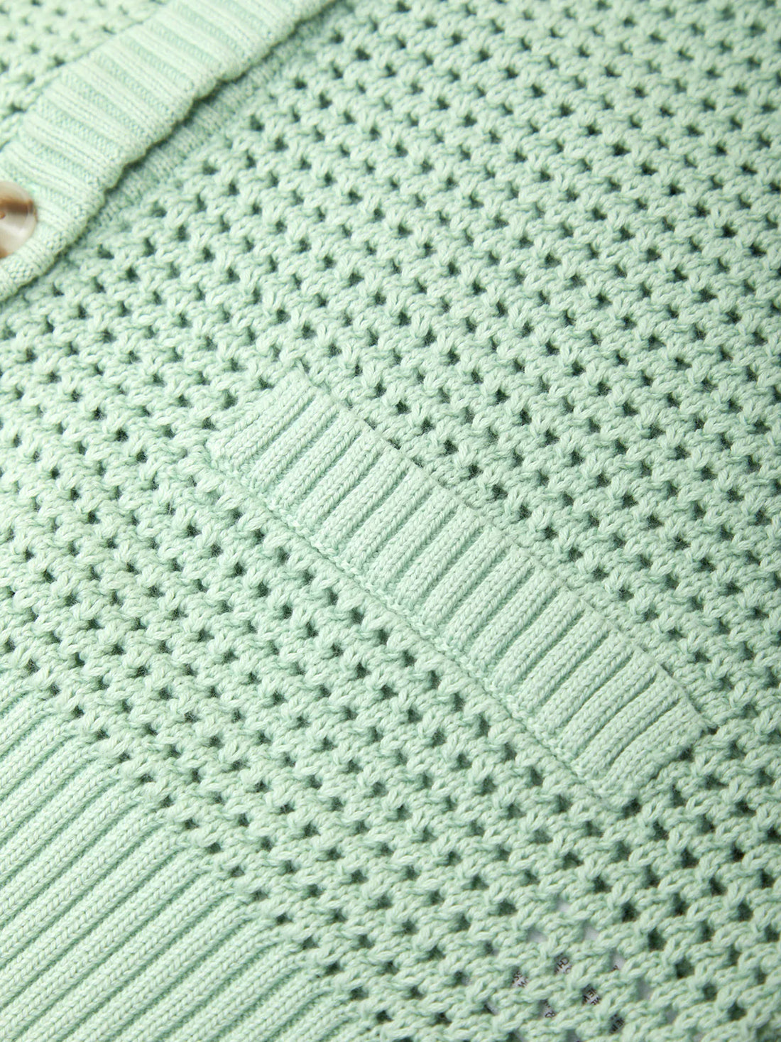Celine Cotton Pointelle Cardigan