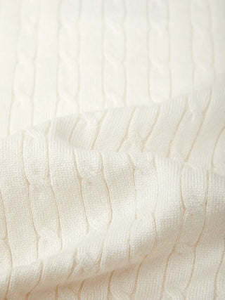 Audra Cropped Cable-Knit Cardigan - Glamourous Grace