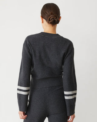 MONROW Plush Stripe Sweater