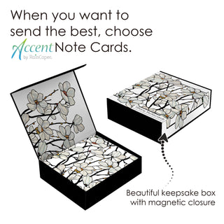Tiffany Stained Glass Masterworks- Boxed Blank Note Cards – Set of 16 in a Keepsake Gift Box
