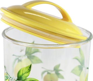 Calypso Basics by Reston Lloyd Acrylic Storage Canisters, Set of 3 - Fresh Lemons