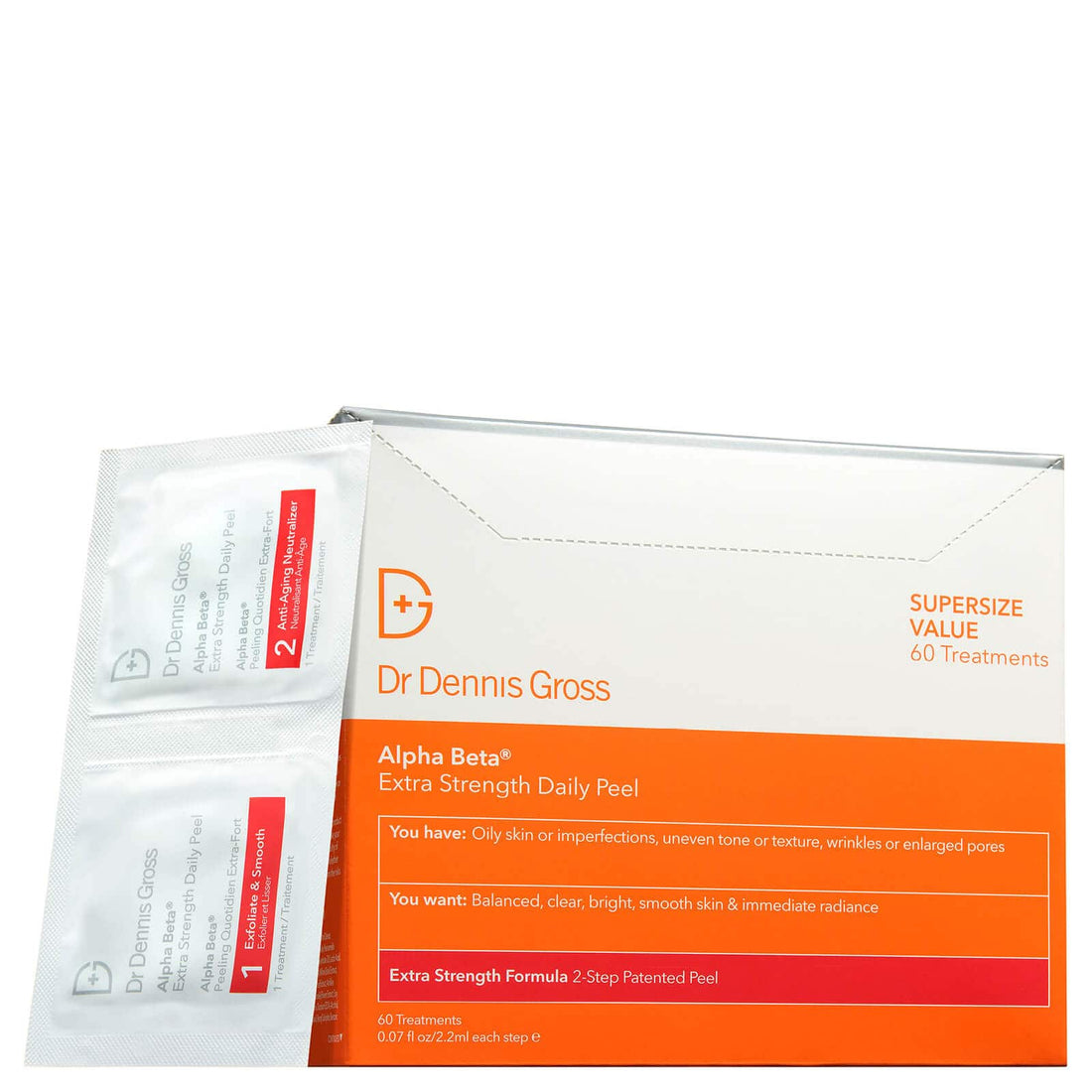 Dr. Dennis Gross Alpha Beta Extra Strength Daily Peel - Packettes (60 count) - Glamourous Grace