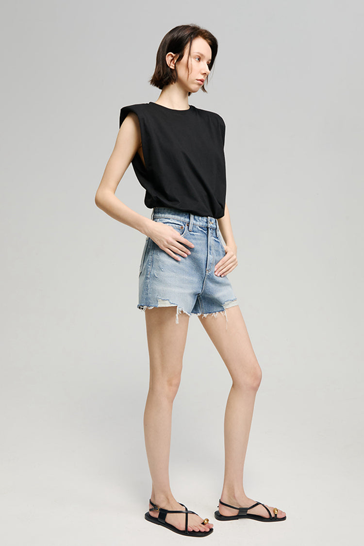 Sun-Kissed Vintage Cut Off Shorts HJ115 - Glamourous Grace